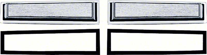 Horn Buttons and Gaskets - 4 pcs - 67 Chevy II; 67 Malibu-SS 396-El Camino Custom