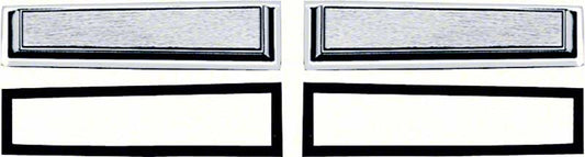 Horn Buttons and Gaskets - 4 pcs - 67 Chevy II; 67 Malibu-SS 396-El Camino Custom