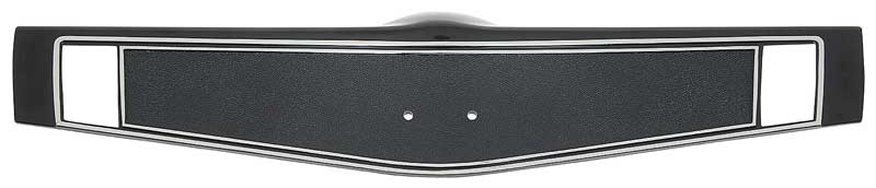 Steering Wheel Shroud - Black - 69 Nova; 69 Camaro; 69 Chevelle El Camino (without woodgrain)