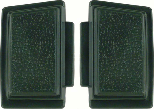 Steering Wheel Horn Buttons - Dark Green Pair - 69 Nova; 69 Camaro; 69 Chevelle El Camino