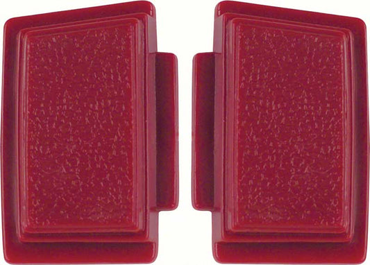 Steering Wheel Horn Buttons - Red Pair - 69 Nova; 69 Camaro; 69 Chevelle El Camino