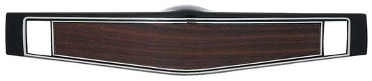 Steering Wheel Shroud - Black - 69 Nova; 69 Camaro; 69 Chevelle El Camino (with Rosewood woodgrain)