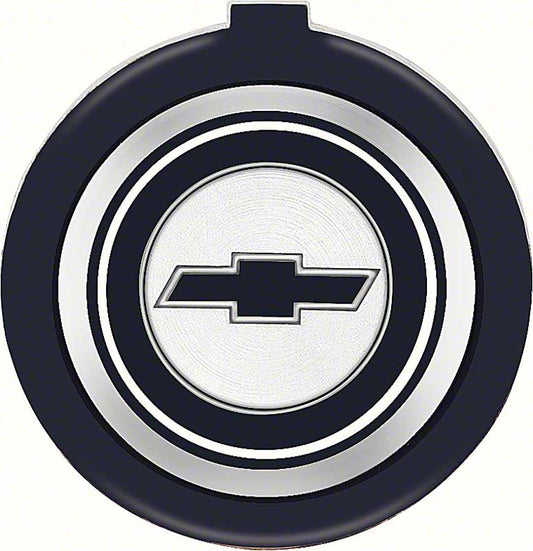 Horn Cap Emblem - Bowtie with 4-Spoke Sport Wheel - 71-72 Nova; 71-73 Camaro; 71-72 Chevelle Monte Carlo El Camino