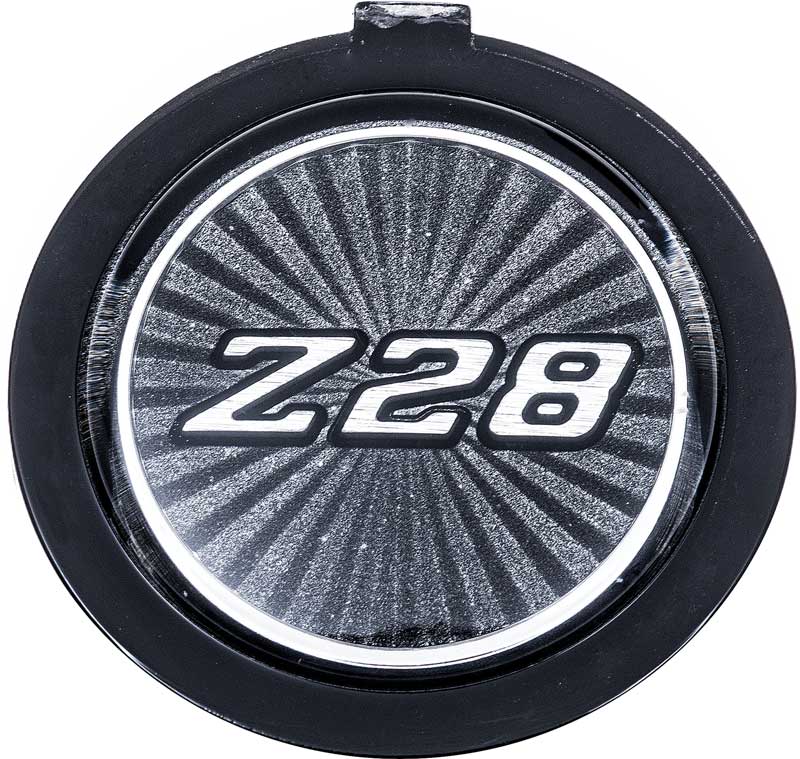 Horn Cap Emblem - Z28 with 4-Spoke Sport Wheel - 80-81 Camaro Z28