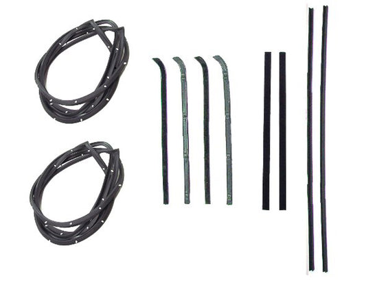 Front Door Seal Kit - 10pcs - 55-59 Chevy GMC Pickup Suburban