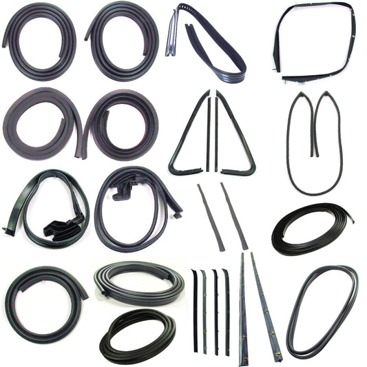 Weatherstrip Kit - Full - w/o Reveal Trim Groove - 30pcs - 76-77 Chevy GMC C/K Blazer Jimmy