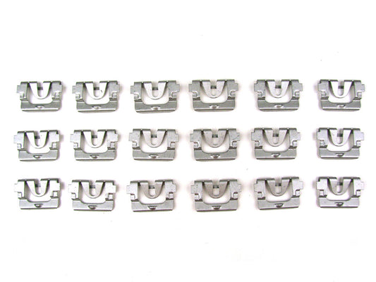 Rear Window Reveal Molding Clip Set - w/o Vinyl Top - 18pcs - 68-72 Chevelle 2dr Hardtop; Monte Carlo