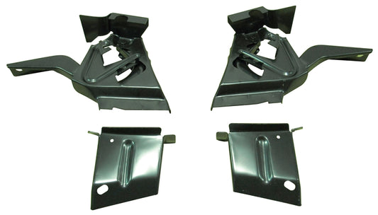 Deck Lid Hinge Brackets (4pc Set) - 67-69 Camaro Firebird (Coupe)