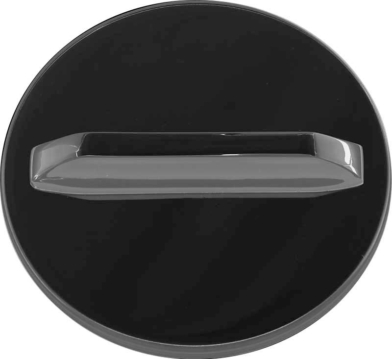 Gas Cap - Vented - Black with Chrome Handle - 65-67 Chevy II